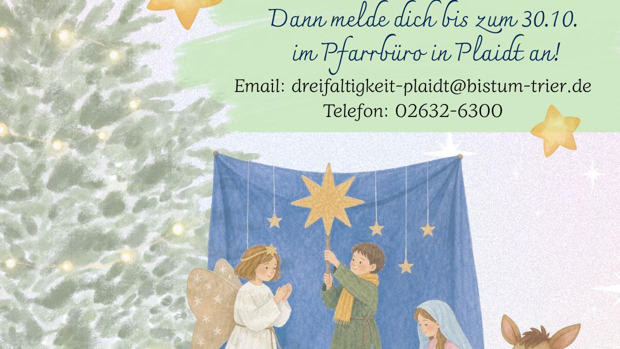 Mach mit beim Krippenspiel
