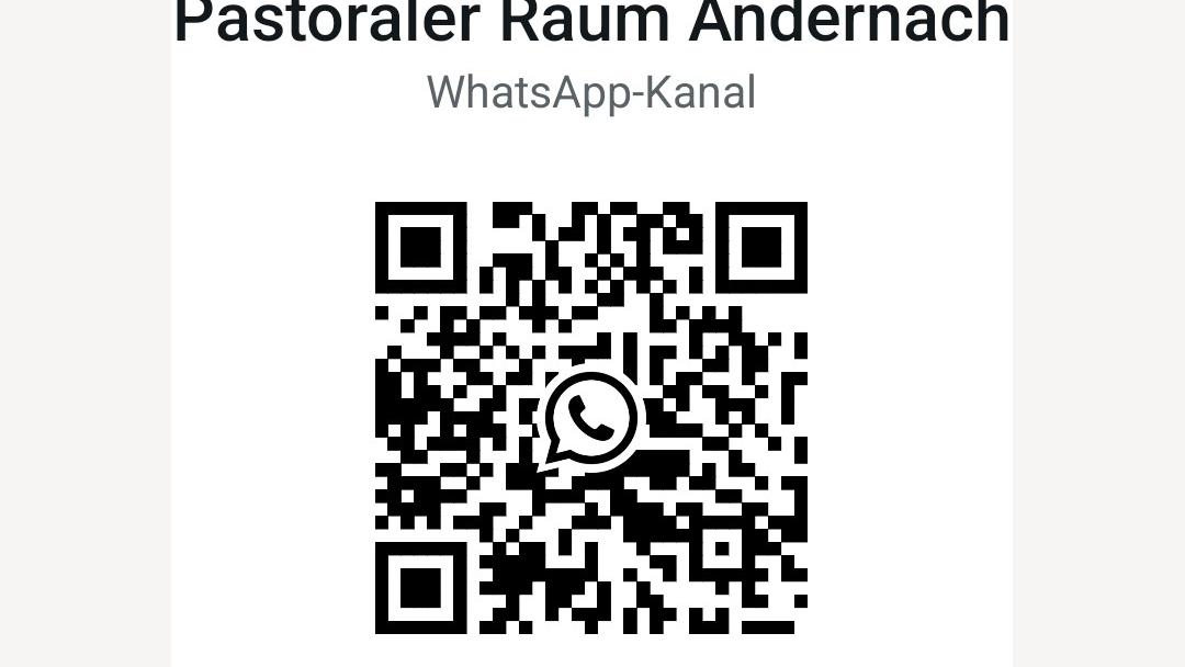 WhatsApp Kanal Pastoraler Raum Andernach